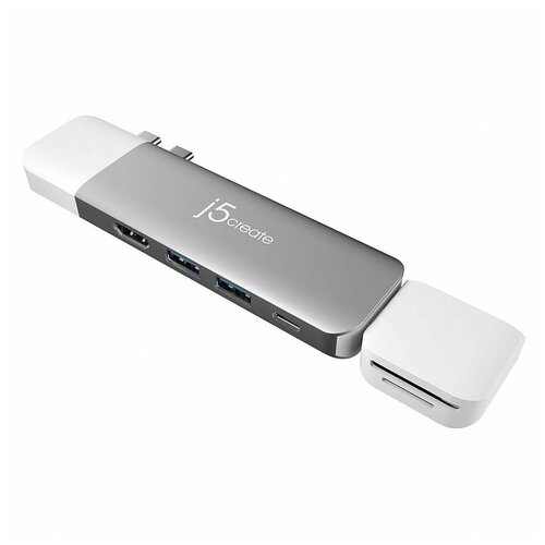 Док-станция j5create Ultradrive Kit USB Type-C - USB-C PD 3.0/USB-C 3.1/HDMI/USB-A 3.1x2/4K HDMI SD/microSD JCD387 док станция j5create ultradrive kit usb type c usb c pd 3 0 usb c 3 1 hdmi usb a 3 1x2 4k hdmi sd microsd jcd387