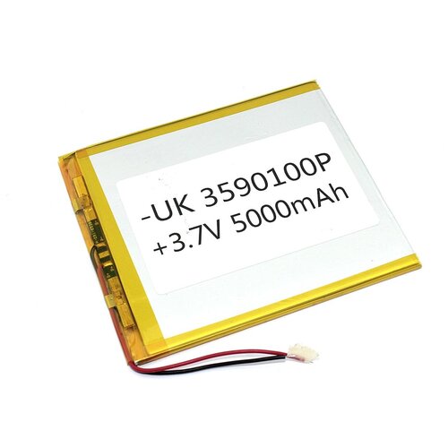 фото Аккумулятор li-pol (батарея) 3.5*90*100мм 2pin 3.7v/5000mah oem