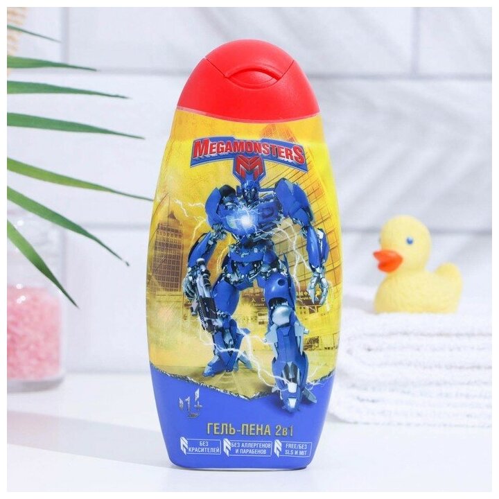 фото Гель-пена детская 2 в 1 «Мегамонстры», 300 мл