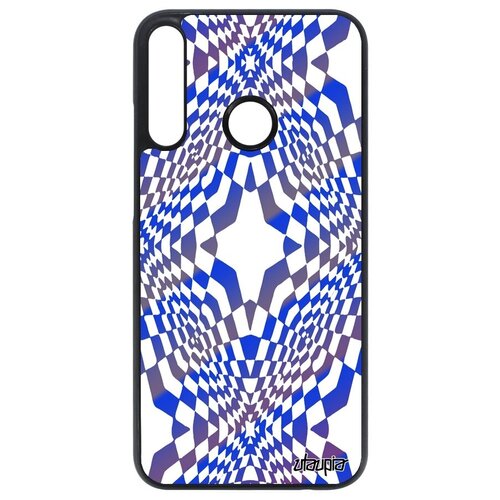 фото Защитный чехол на телефон // huawei p40 lite e // "иллюзия звезда" дизайн волна, utaupia, голубой