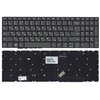 Клавиатура для ноутбука Lenovo IdeaPad 330-17IKB, черно-серая, без рамки - изображение