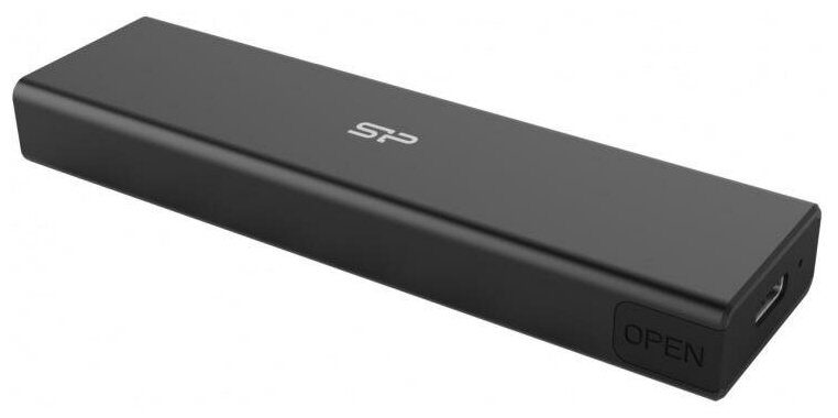 Внешний корпус Silicon Power PD60 Enclosure для M.2 PCIe NVMe/SATA SSD USB Type-C 3.2 черный