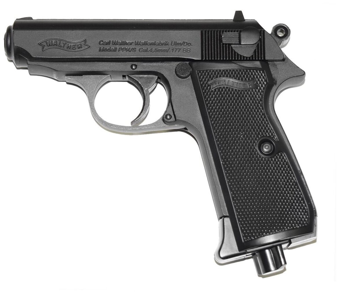 Пневматический пистолет вальтер Umarex Walther PPK S 4,5 мм