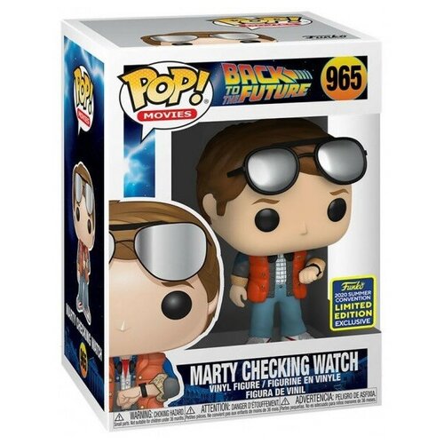 Фигурка Funko POP Movies: Back To The Future – Marty Checking Watch Exclusive фигурка funko pop back to the future марти в одежде из будущего 48707 10 см