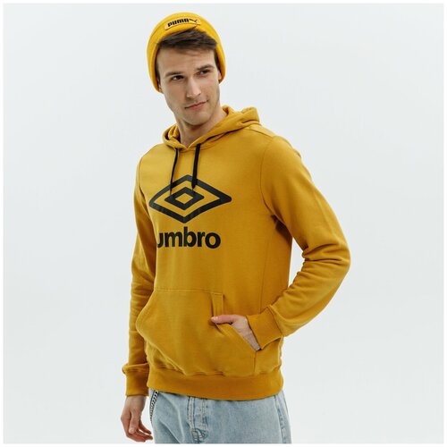 Толстовка мужская с капюшоном UMBRO Fw Large Logo Hoodie 65944U-KMA, размер XXL, цвет песочный