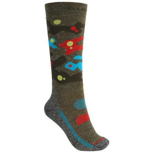 фото Носки burton 2020-21 performance midweight sock bright birch camo (us:m/l)