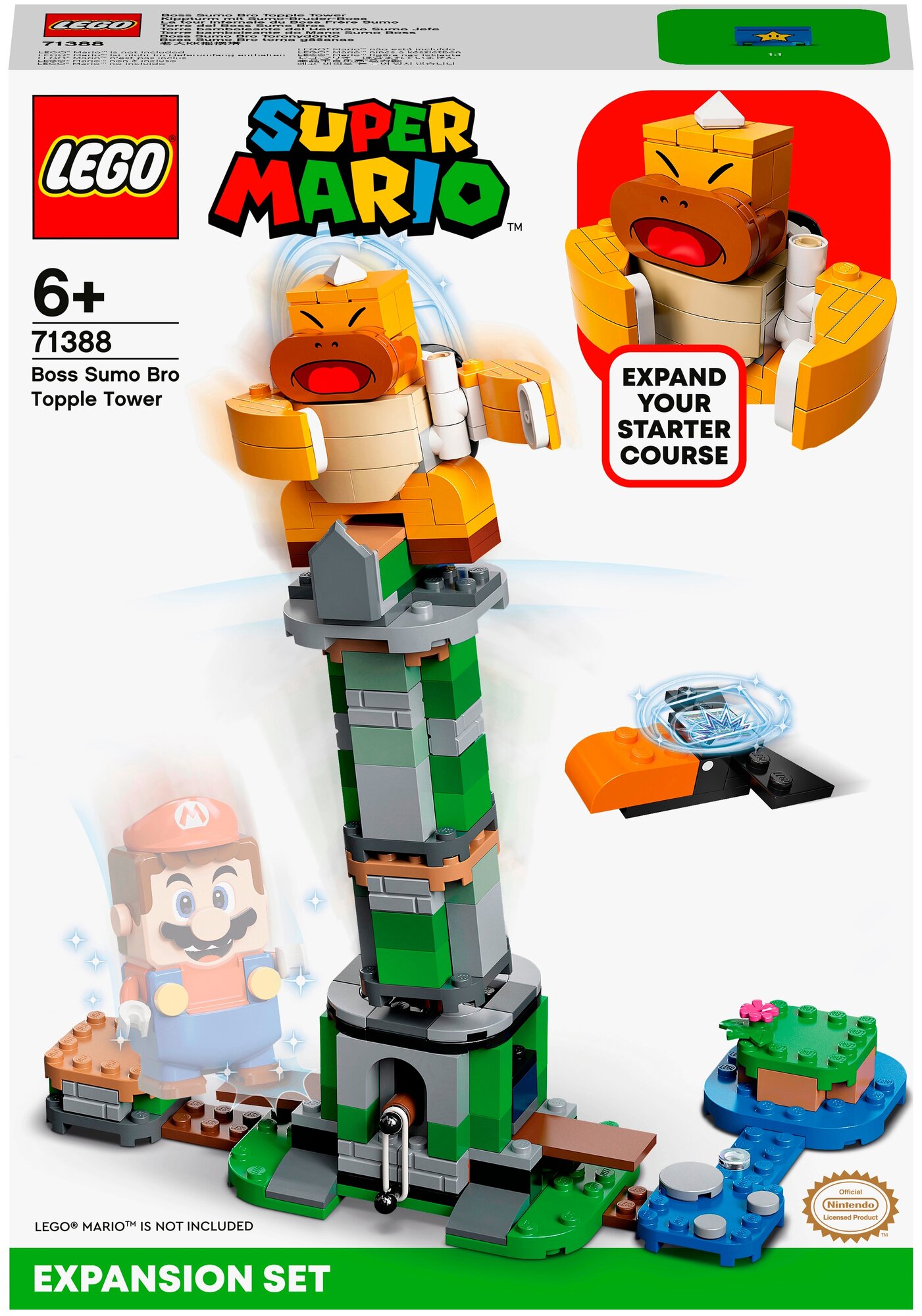 Конструктор LEGO Super Mario 71388 Дополнительный набор «Падающая башня босса братца-сумо», 231 дет.