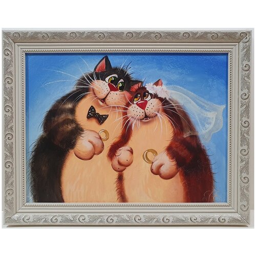 Картина маслом на ДВП, 