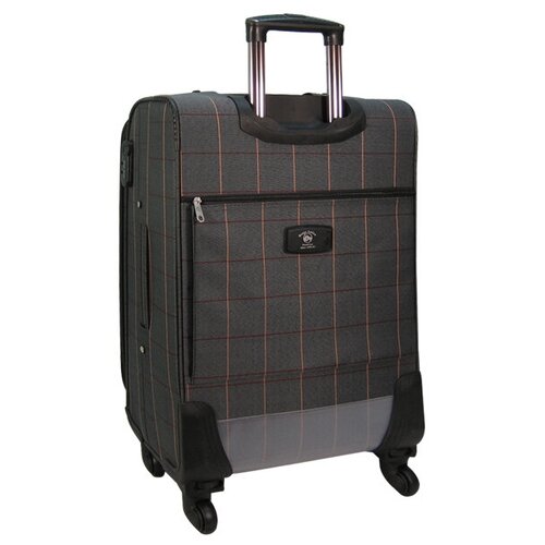 Чемодан Borgo Antico, 40 л, серый чемодан borgo antico 60 л размер m зеленый