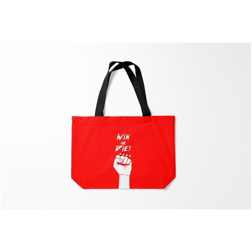 фото Сумка-шоппер / 46х35 см / футбол / рфпл девиз победителя burnettie