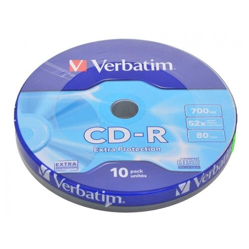 Оптический диск CD-R VS 700Mb, 52x, shrink case, 10шт.