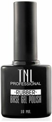 TNL Professional Базовое покрытие Rubber Base Gel Polish, прозрачный, 10 мл