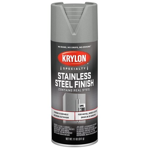 Краска Krylon Stainless Steel Finish, нержавеющая сталь