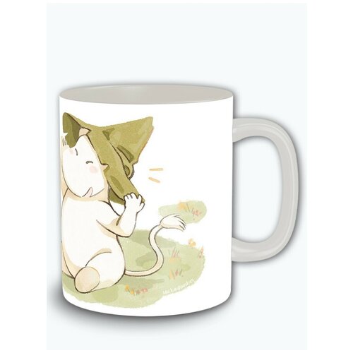 Кружка белая мультфильм муми тролль moomin - 6640