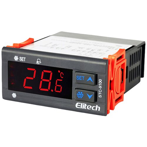 Контроллер температуры ELITECH STC-9100 терморегулятор (220V, -50C~50C) (Серый)