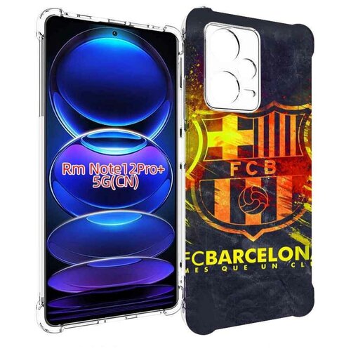 Чехол MyPads FC-Barcelona-Wallpaper-3 для Xiaomi Redmi Note 12 Pro + Plus задняя-панель-накладка-бампер