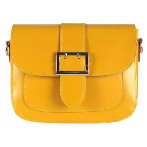 фото Сумка/сумка женская/натуральная кожа/meyninger/св2054/светло-бежевый/модель кросс-боди/магнитная кнопка/с двумя ремешками