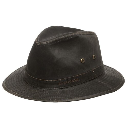 фото Шляпа stetson арт. 2541102 traveller cotton (коричневый), размер 61