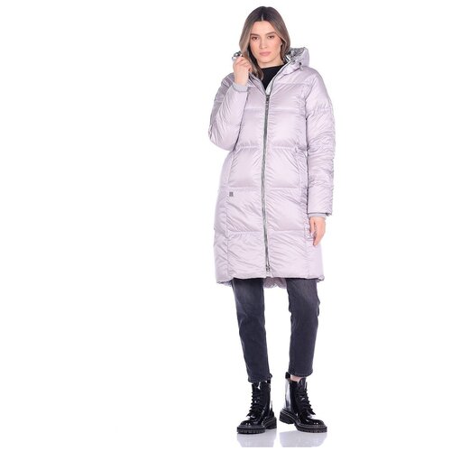 фото Пуховик avi, размер 44(50ru), серый