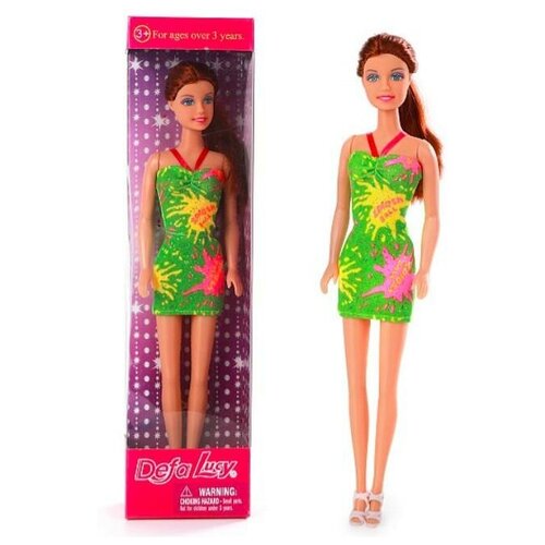 Кукла VELD CO 72529 в зеленом платье, 29 см