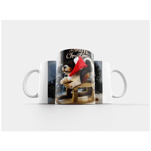 фото Кружка "рождество, собака, зима" 320 мл lotsprints