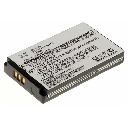 Аккумулятор iBatt iB-B1-F452 1100mAh для Kyocera BP-1100S, аккумулятор ibatt ib b1 m527 1100mah для amazing base megafon orange zte мегафон li3714t42p3h853448