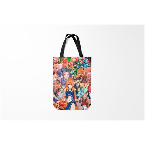 фото Сумка-шоппер / 31х42 см / аниме / восхождение героя щита burnettie