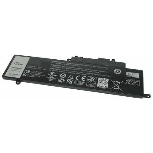 фото Аккумуляторная батарея для ноутбука dell inspiron 11, 13 type gk5ky 43wh sino power