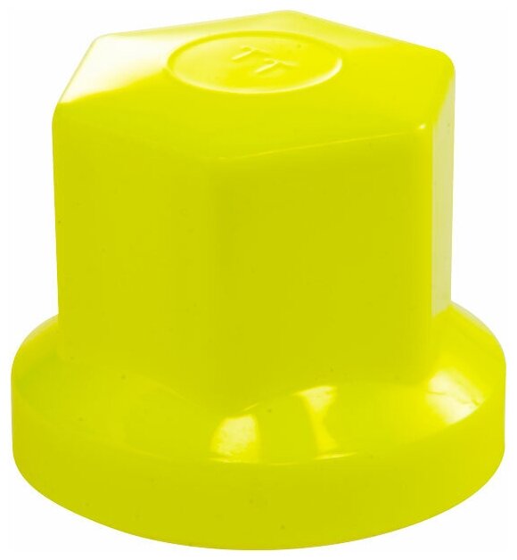 Колпачок на гайку колеса пластиковый 32 желтый