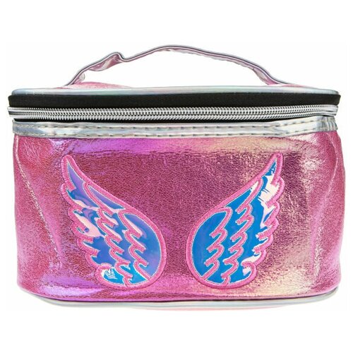 фото Lukky косметичка-чемоданчик "ангел",розовый перламутр