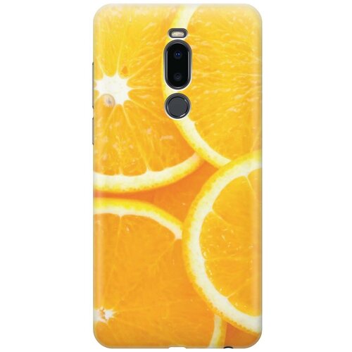 фото Gosso ультратонкий силиконовый чехол-накладка для meizu note 8 с принтом "апельсины"