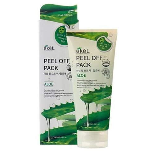 фото Маска-плёнка ekel peel-off pack aloe с экстрактом алоэ, 180 г qwen