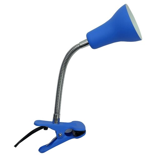фото Рабочая лампа настольная inspire salta на клипсе, цвет голубой