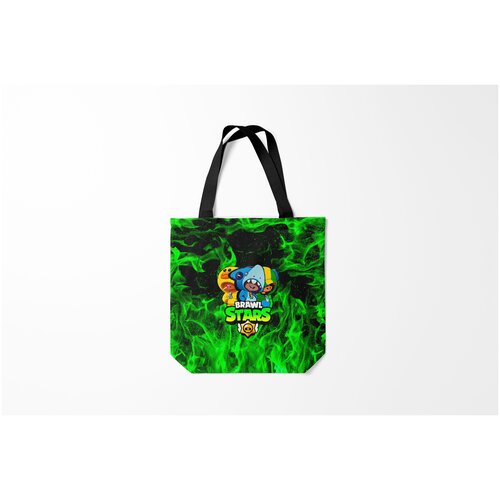 фото Сумка-шоппер / 40х40 см / геймерам / brawl stars trio burnettie