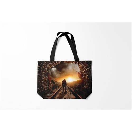 фото Сумка-шоппер / 46х35 см / геймерам / metro 2033 постапокалипсис burnettie
