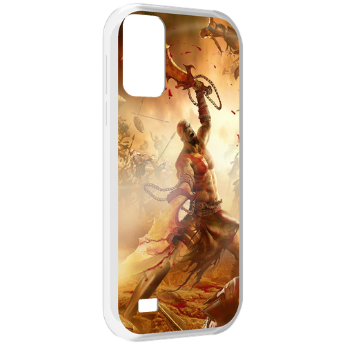 Чехол MyPads God Of War III для Oukitel C31 задняя-панель-накладка-бампер чехол mypads god of war iii для oukitel c32 задняя панель накладка бампер