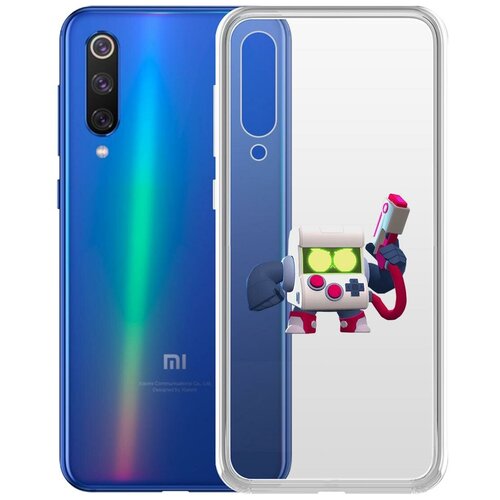фото Чехол-накладка clear case brawl stars-8-бит классический для xiaomi mi 9 se krutoff group