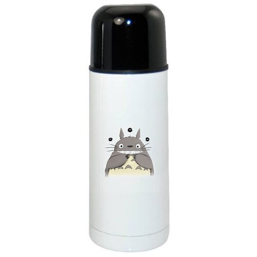 фото Термос coolpodarok мультфильм тоторо с мошками