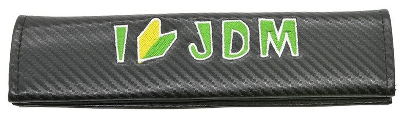 Накладки на ремень безопасности "JDM" декоративные Mashinokom