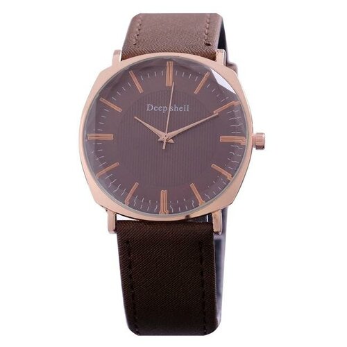 фото Часы наручные "deep shell" d=4 см, ремешок экокожа, микс noname