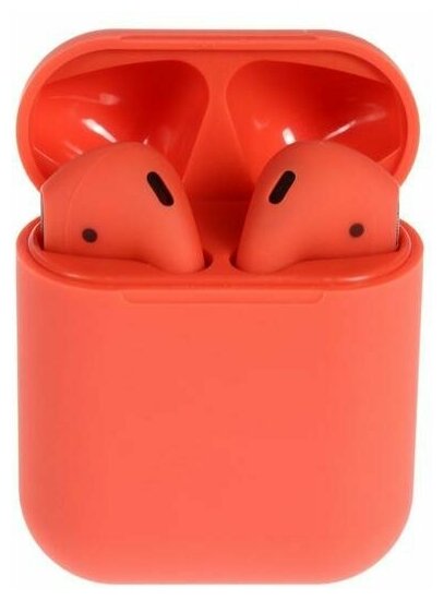 Наушники с микрофоном RITMIX RH-825BTH TWS, Bluetooth, вкладыши, красный [80000899] - фото №17