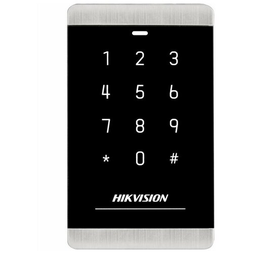 Считыватель Mifare карт Hikvision DS-K1103MK с сенсорной клавиатурой считыватель hikvision ds k1103mk
