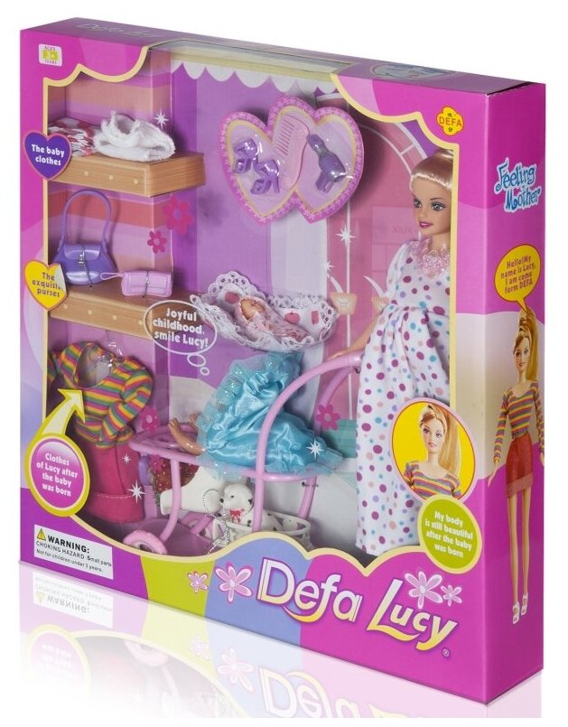 Набор кукол Defa Lucy Модная семья - фото №4