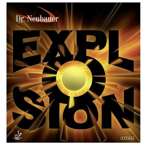 фото Накладка для настольного тенниса dr. neubauer explosion red, 1.5