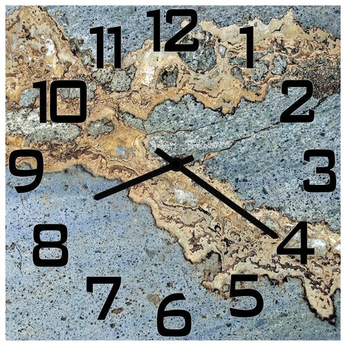 фото Svs настенные часы svs 4002860 рельефный рисунок