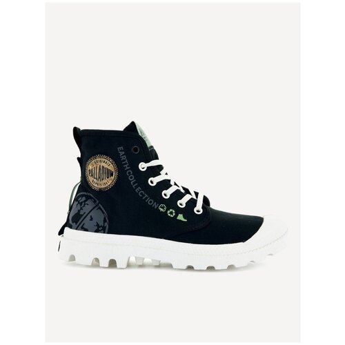 фото Ботинки palladium pampa organic metro 77022-008 высокие черные (37)