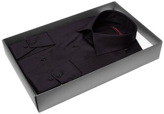 Рубашка Alessandro Milano Limited Edition 2075-19 цвет черный размер 52 RU / XL (43-44 cm