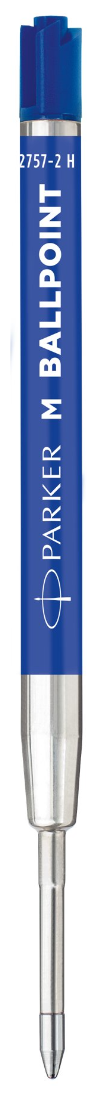 Стержень шариковый Parker QuinkFlow Basic Z09 (CW2166544) M 0.7мм синие чернила блистер (2шт) - фото №2