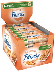 Злаковый батончик Nestle Fitness Персик и абрикос, 16 шт