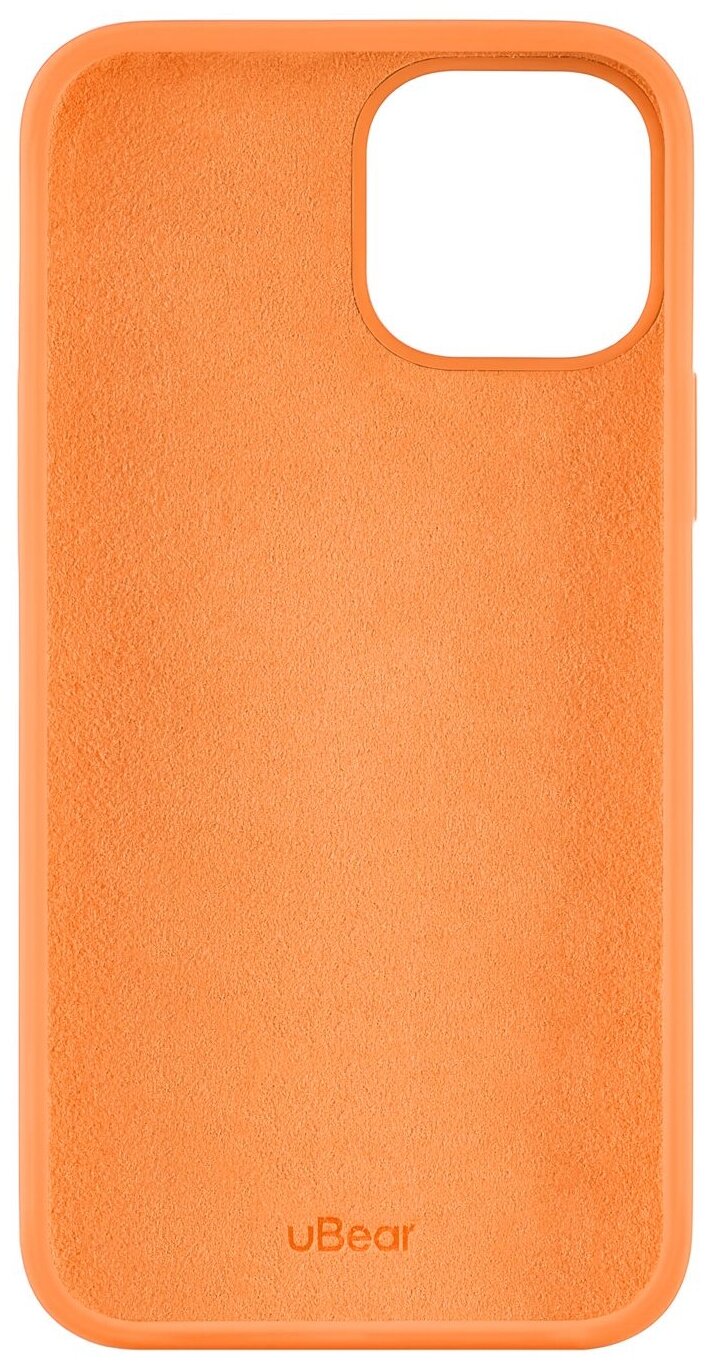 Силиконовый чехол UBEAR для iPhone 13 mini, Touch Case, оранжевый